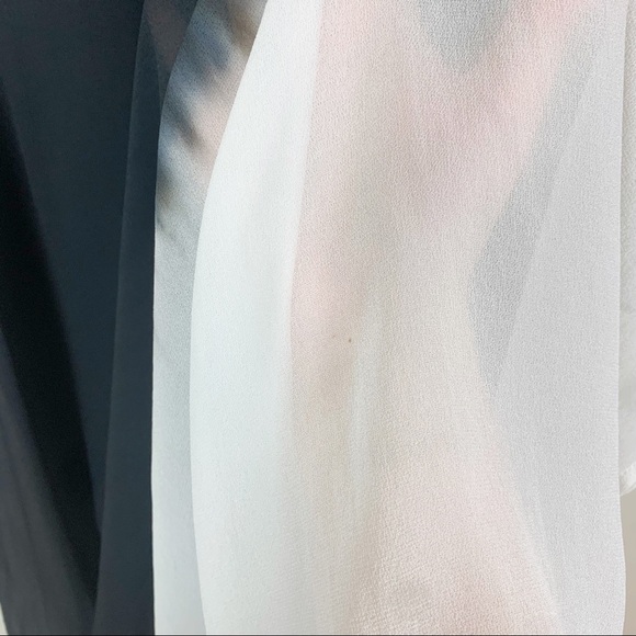 LACAUSA Sheer Maxi Length Ombre Dip Dye Dress Swimsuit Gauzy Coverup US S - Picture 10 of 13